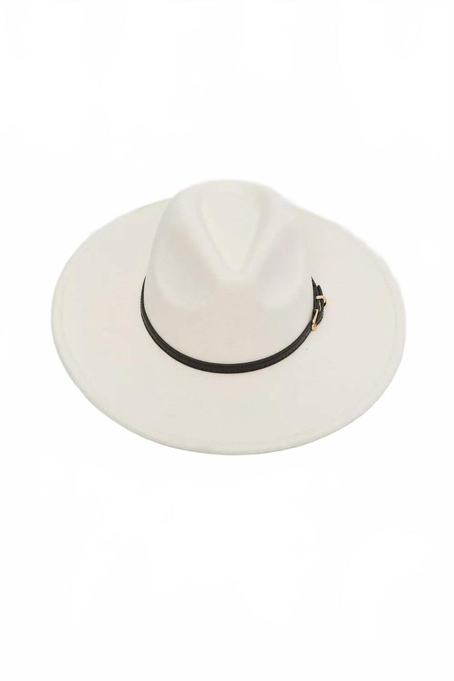 NEW FAME women's keep it classy fedora hat in beige
